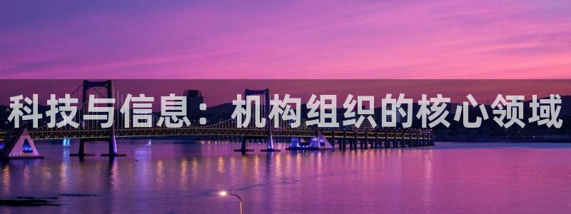 科技与信息：机构组织的核心领域